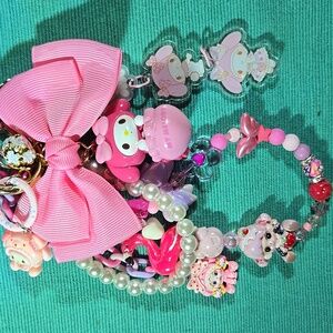 Sanrio Pink My Melody Dangler/keychain